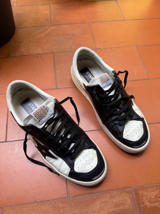 Golden Goose Stardan Talla 43 Negro/Blanco