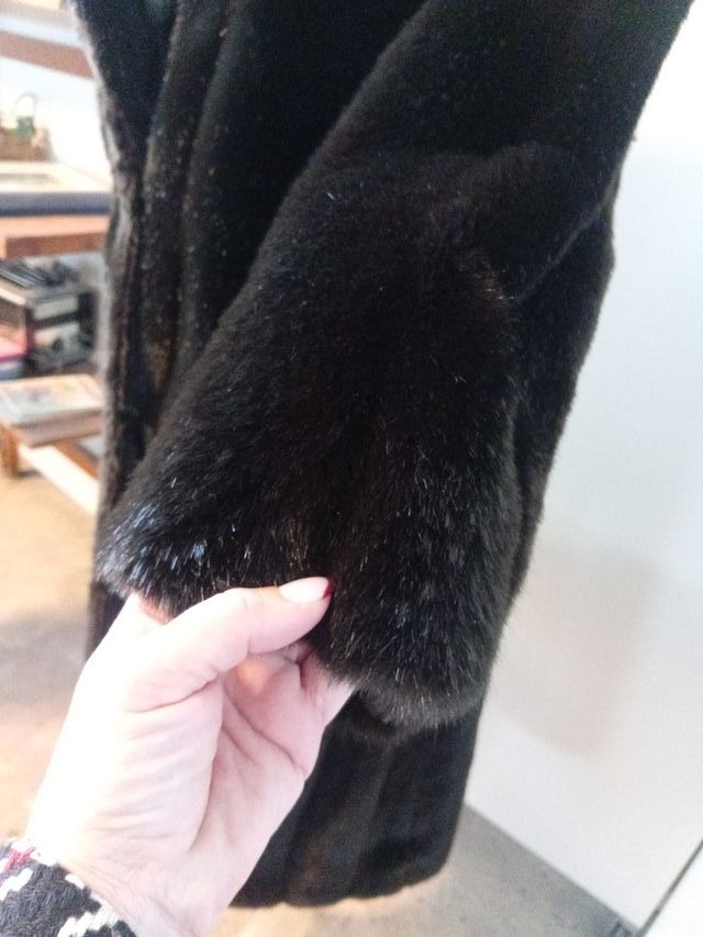 Pelliccia ecologica donna nera