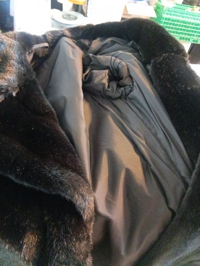 Pelliccia ecologica donna nera