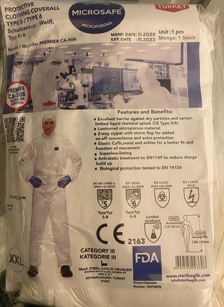 50 Tute Protettive Carrozzieri Imbianchini