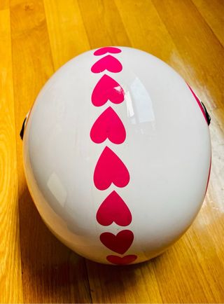 Casco BHR Infantil Corazones Nuevo