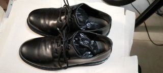 Stringate pelle nere 39