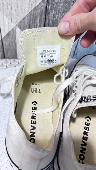 Converse All Star Plataforma Blancas Talla 38