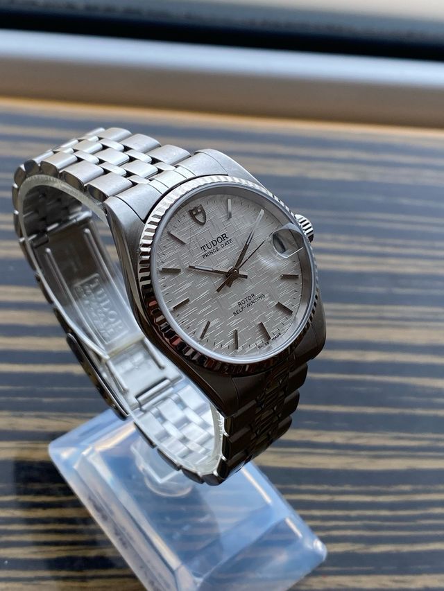 Tudor Prince Date Automático 32mm Esfera Lino