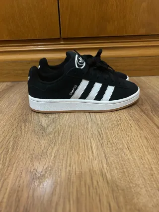 Adidas Campus 00s Mujer Negro Blanco