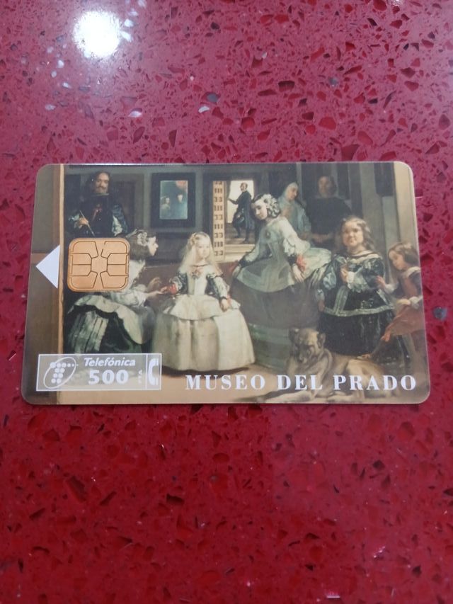 Scheda telefonica Museo del Prado 500 PTA
