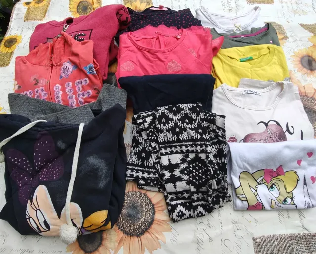 Set 12 pezzi abbigliamento bambina