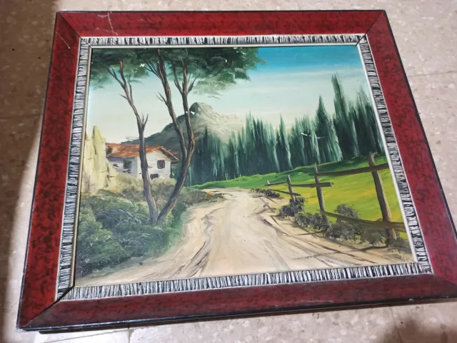 Lote de cuadros antiguos