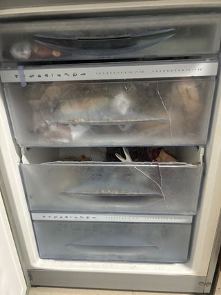 Nevera Combi Acero Inoxidable