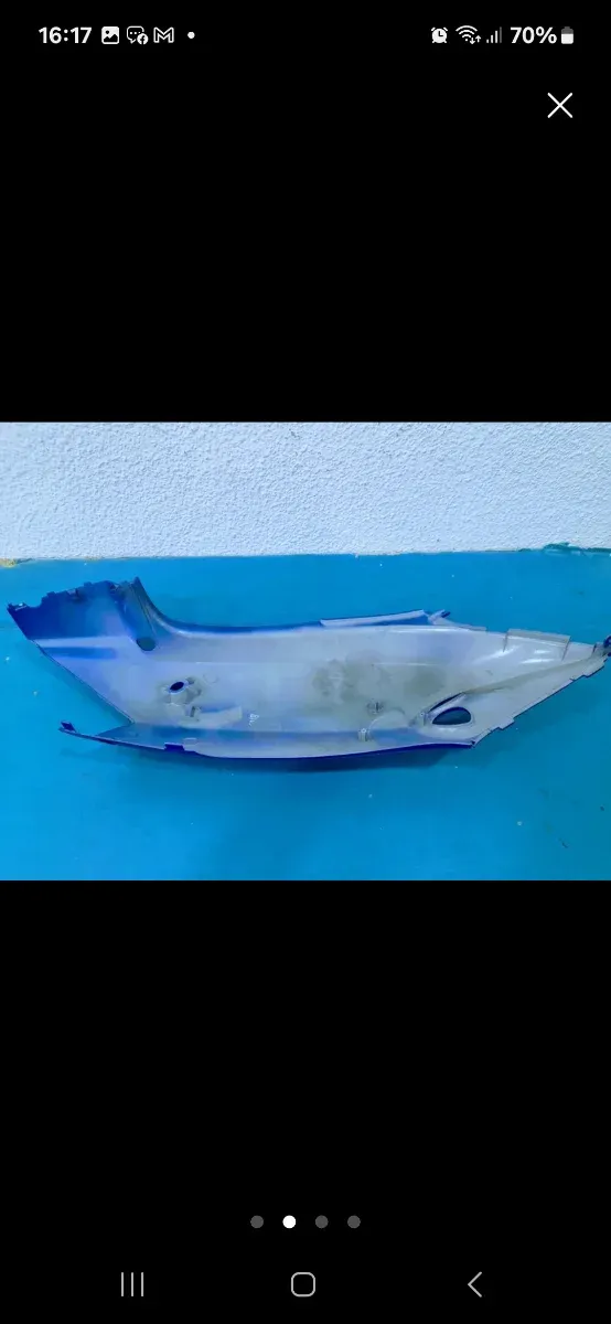 Tapa Trasera Kymco Vitality Azul