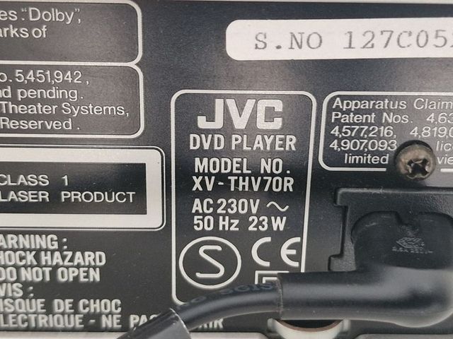 DVD JVC  XV-THV7OR