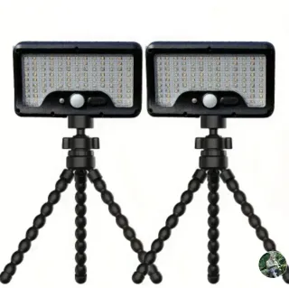 2 Focos Solares LED Trípode