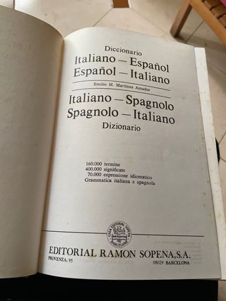 Diccionario Espanol-Italiano
