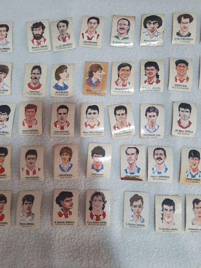 59 Cromos Bollycao Caricaturas Futbol