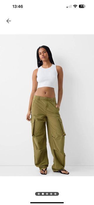 Pantalón cargo verde militar