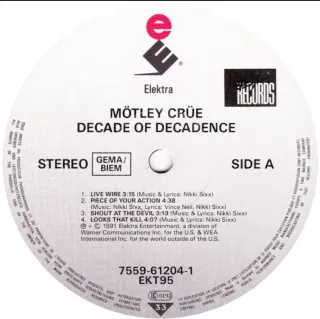 Motley Crue 2 LP Recopilatorio
