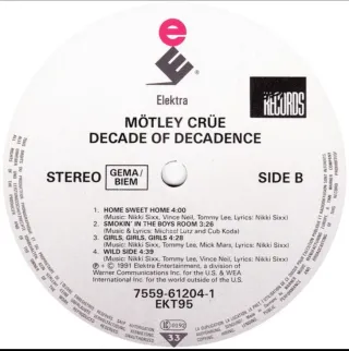 Motley Crue 2 LP Recopilatorio