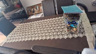 Mesa Comedor Wengue y Acero Extensible