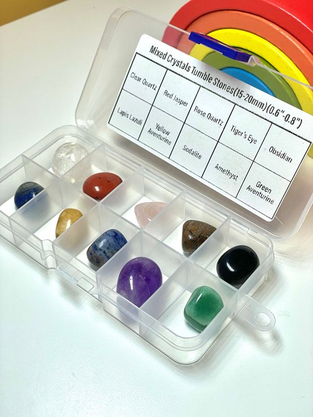 Caja de Cristales minerales (15-20mm)