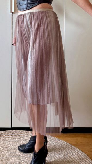 Falda midi plisada Molly Bracken