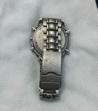 Reloj Lotus Cronógrafo Azul y Plateado
