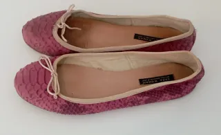 Bailarinas Zara rosas 