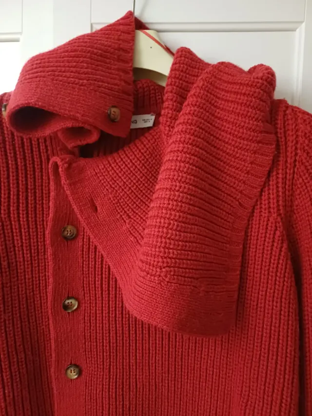 Cárdigan Mango Rojo