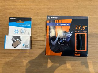 Bicicleta Rockrider con accesorios