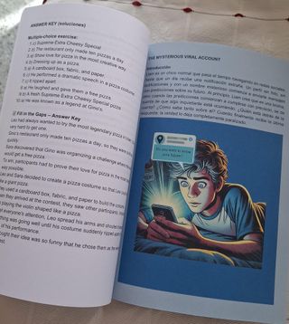 Cómic bilingüe español-inglés para adolescentes