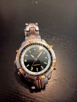 Luciano Titanium Reloj Oro y Plata