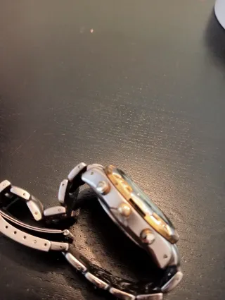 Luciano Titanium Reloj Oro y Plata