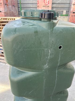Depósito agua 1000L verde