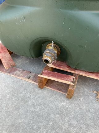 Depósito agua 1000L verde
