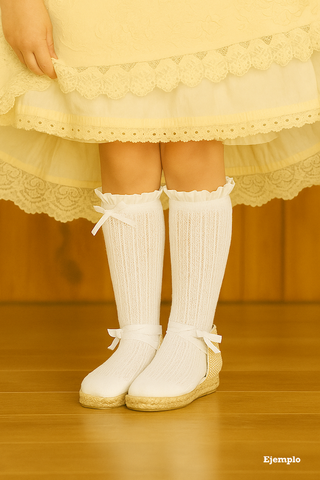 Collant regionali bianchi taglia unica