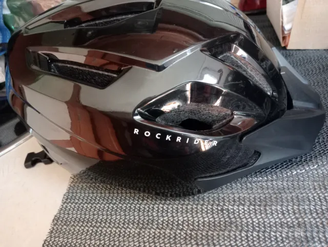 Casco de ciclismo Rockrider negro