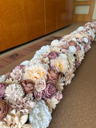 Decoracion Guirnalda de flores artificiales