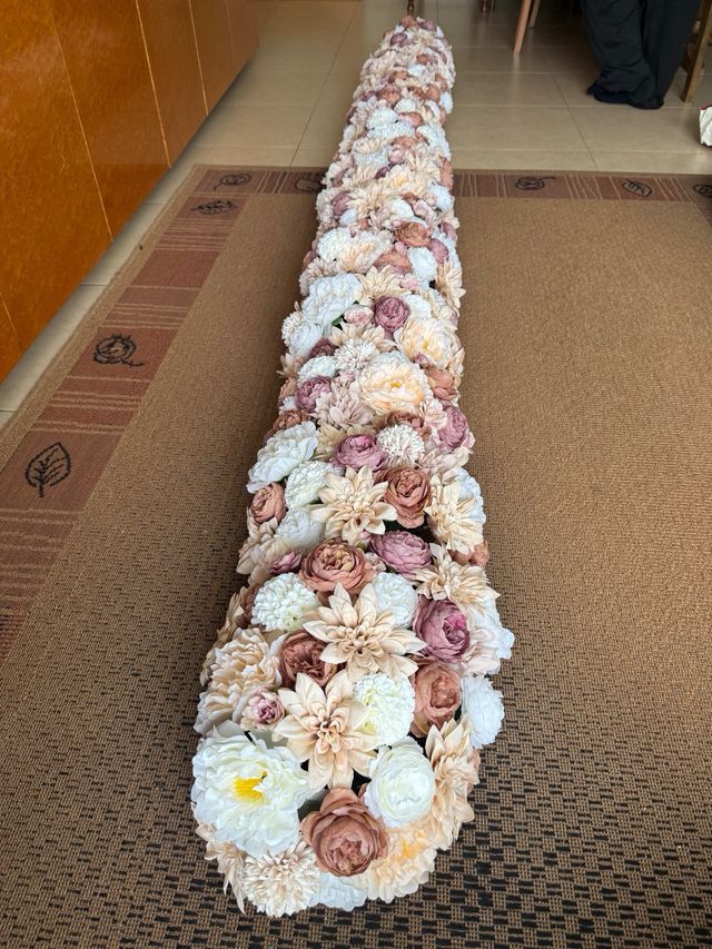 Decoracion Guirnalda de flores artificiales