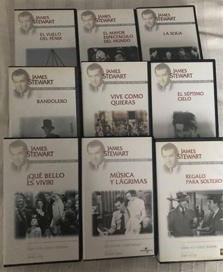 Colección 27 Películas video James Stewart