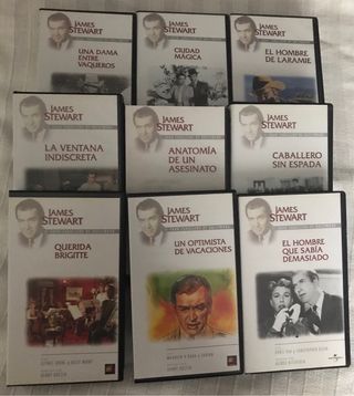 Colección 27 Películas video James Stewart