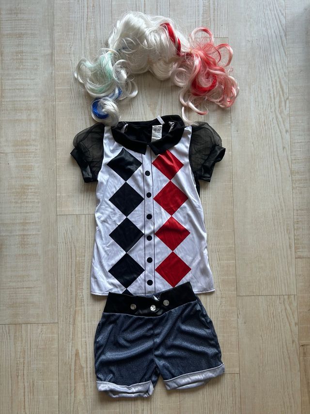 Disfraz Harley Quinn Niña Talla 10-12