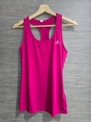 Camiseta tirantes Domyos rosa