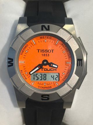 Reloj Tissot T-Touch Titanium 
Sapphire crystal