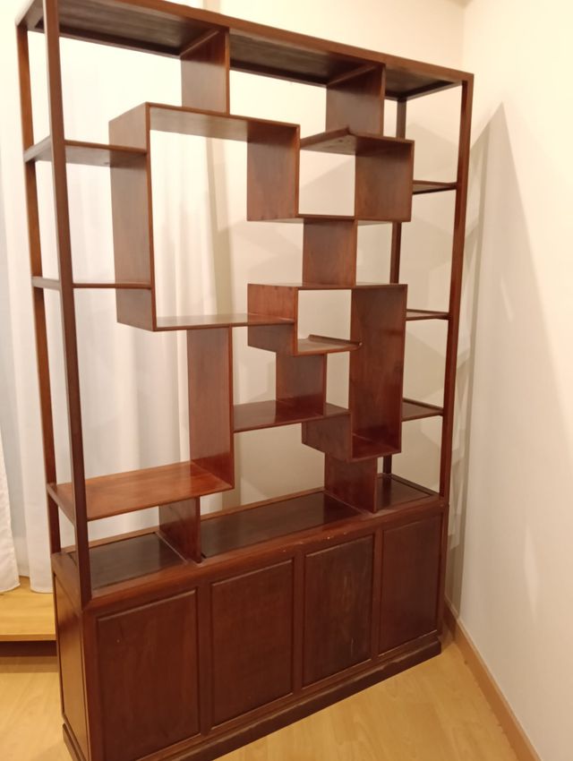 Separador Estantería Madera Noble Vietnamita