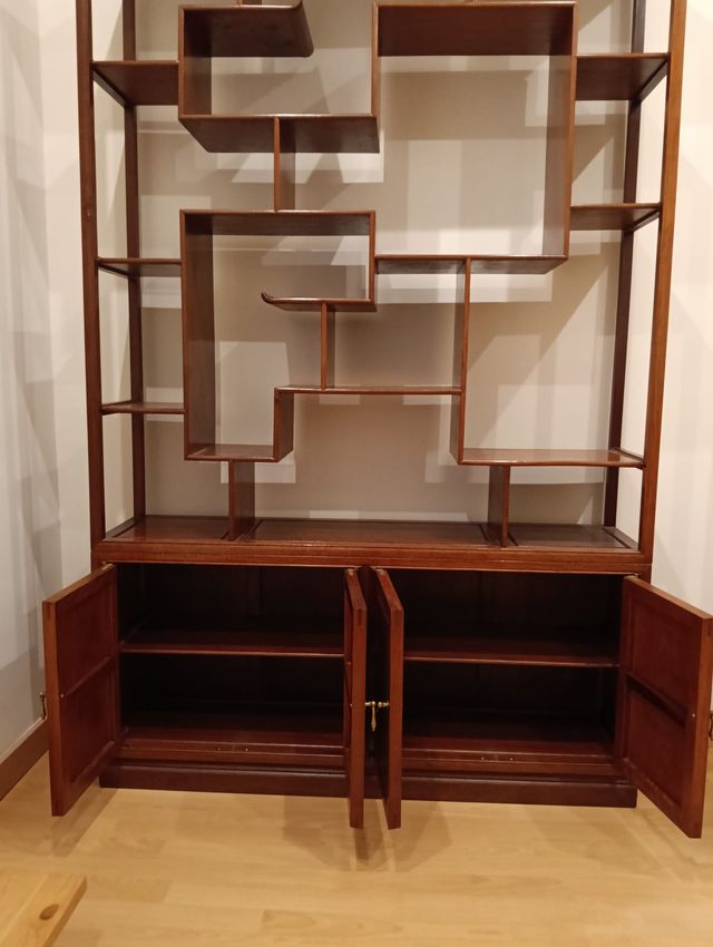 Separador Estantería Madera Noble Vietnamita