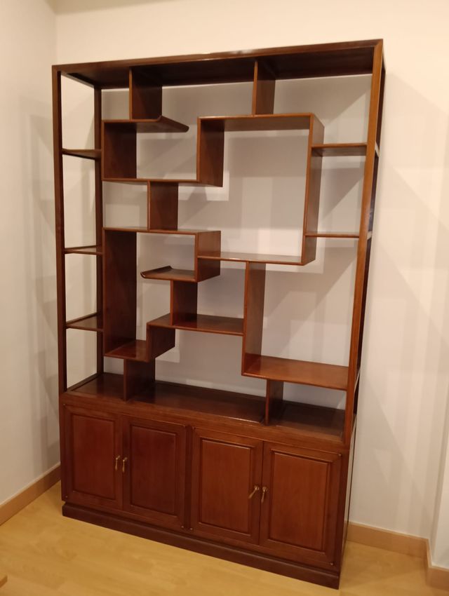 Separador Estantería Madera Noble Vietnamita