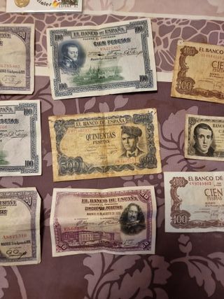 Lote Billetes Pesetas Españolas