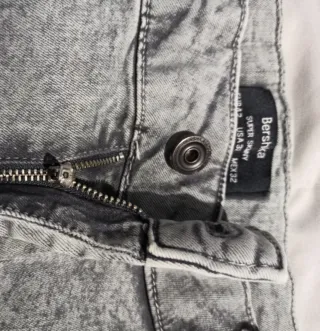 Jeans Bershka Uomo Super Skinny Grigio