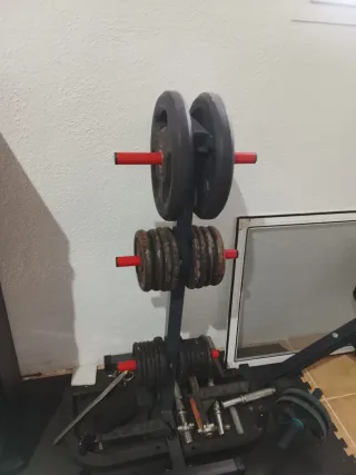 Maquinas pesas y discos y maquinas de multifunción