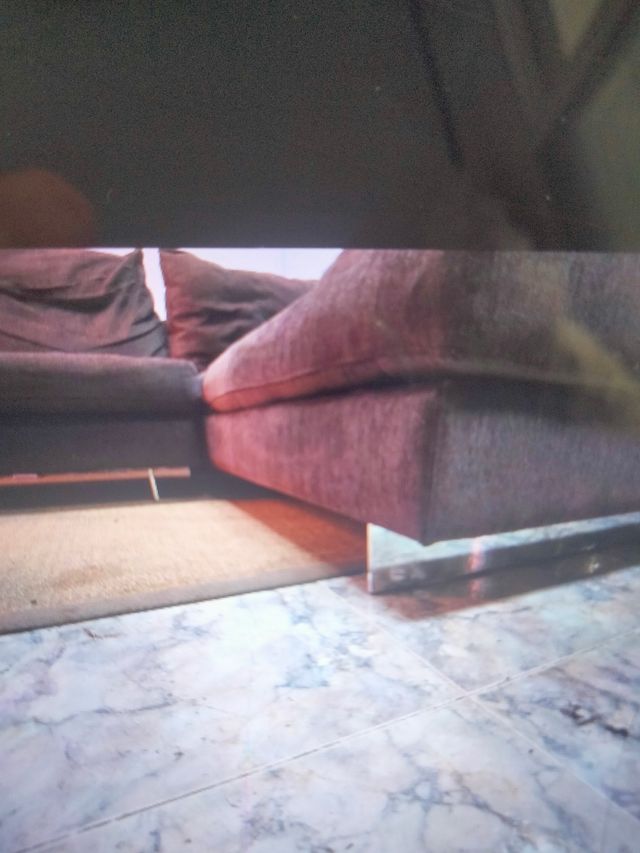 Sofá modular marrón