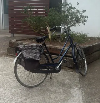 Bicicleta Paseo Antigua Gazelle Azul